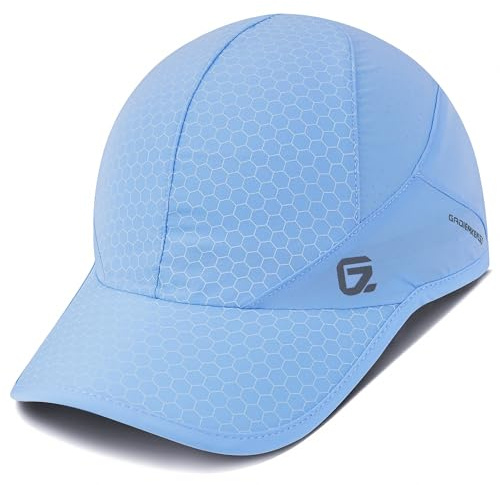 GADIEMKENSD Stretch Sport Hat with Soft Brim Quick Dry Lightweight Breathable Running Cap for Outdoor Activities