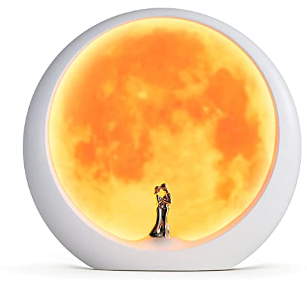 Mond Stimmungs Lampen Besondere Jahrestags Heirat Ideen Kunst Dekoration weiße heilige Hochzeit unter Vollmond (Nicht wiederaufladbar)