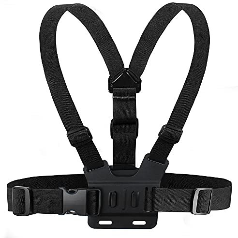 Houdian Brustgurt Halterung Brusthalterung Chest Mount Chesty Kompatibel mit GoPro Hero und Action-Kameras - Voll Verstellbarer Brustgurt