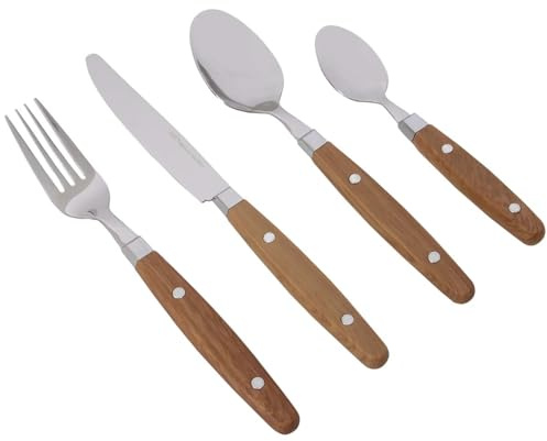 Gimex - Nature Line - Besteck - Wood - 16-Teilig