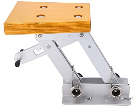 Aramox Außenborder Montagehalterung für 2-Takt-Motoren Aluminium Marine Board Heavy Duty Einstellbar Bis zu 13,4 Zoll