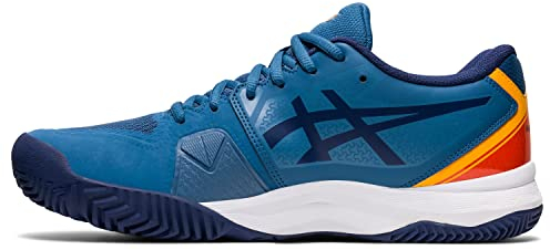 ASICS Herren Gel-Challenger 13 Padel Sneaker, White Black, 43.5 EU