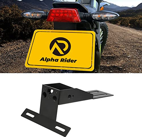 Alpha Rider Motorrad Kennzeichenhalter für Surron Sur-Ron,Einstellbar Aluminum Lizenz Kennzeichen Halter （Verlängern）