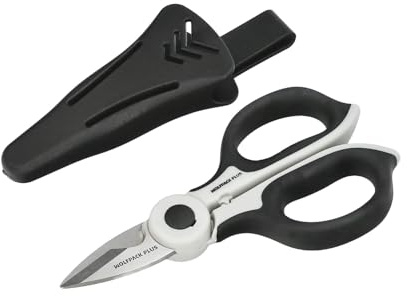 WOLFPACK LINEA PROFESIONAL Tijeras Electricista 155 mm. Mango TPR Plus No tension. Hojas Acero Inoxidable, Ergonomicas, Tijeras Cortar Cable, Pelacables