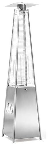 JSLJJBD Stufa A Gas,Stufa Elettrica da Esterno, Elevato Potere Calorifico, Riscaldamento Rapido, Potenza Regolabile, Adatto per Uso Interno Ed Esterno 235x51x51cm Stainlesssteel