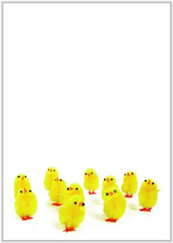 Briefpapier Ostern DIN A4 - Motivpapier Osterfest - 20 Blatt - Motiv Nr. 032 | 120g/m²