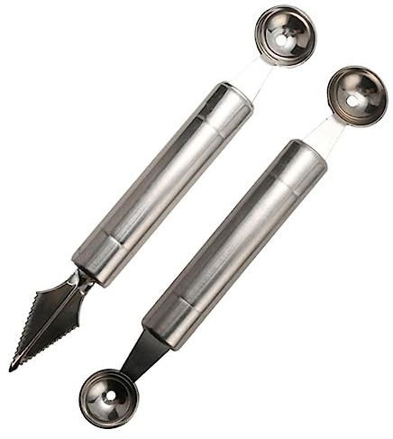 TOPBATHY 1 Set Raccoglitrice Di Frutta Melone Baller Scoop Mangiare Strumenti Di Frutta Palla Scavatori Gadget Da Cucina Taglio Di Frutta Gelato Cucchiaio Palla Di Frutta Cucchiai Frutta