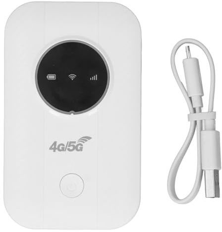 300 Mbit/s 4G LTE WLAN-Modemrouter mit SIM-Steckplatz, 10 Geräte, 3650 MAh Reisen, Business, Outdoor, für Smartphones, Tablets, Laptops