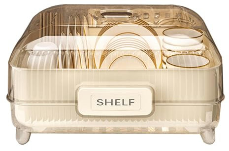 Flaschentrockner zum Trocknen von Flaschen - platzsparender Küchenflaschenhalter - Tassentrockner mit Deckel, Flaschenhalter, Abtropfgestell für Flaschen