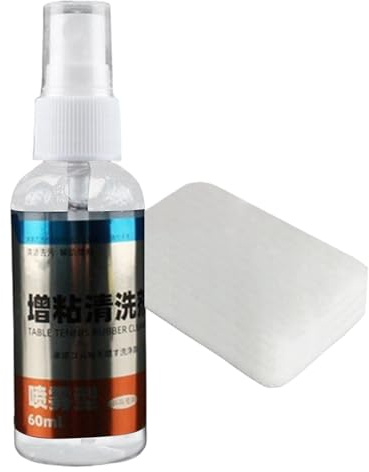 Befeixue Tischtennisschläger-Reiniger - Professionelles Tischtennisschläger-Pflegeset mit 60ml Spray & - Tragbares Tischtennis-Reinigungsset für die Wartung und den Schutz von