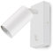 Maclean applique/applique murale, spot, rond, GU10, avec interrupteur 55x100mm, blanc, MCE369 W