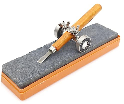 UKCOCO Supporto Affilatura Angolo Fisso in Materiale Resistente Per Scalpelli e Cacciaviti Strumento Portatile e Rapido Per Affilare Utensili Da Lavorazione