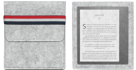Kobo Libra Colour Sleeve Pouch,7 e-Reader Travel Carry Bag Protective Felt Fabric Cover for Kindle Oasis 7 inch/|Kobo Libra 2/H2O