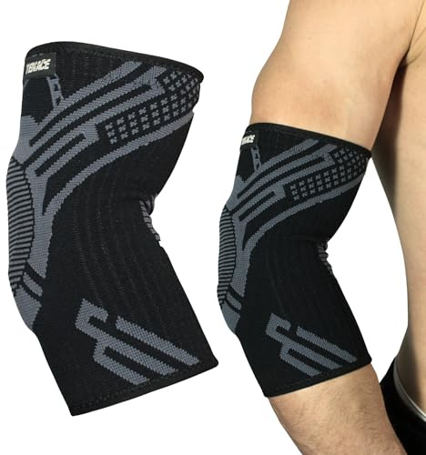 Tenace Jiu Jitsu Ellenbogenbandage, Grappling - Ellbogenschutz und Polsterung für MMA, BJJ, Muay Thai, Judo, hohe Haltbarkeit und Leistung, Uni
