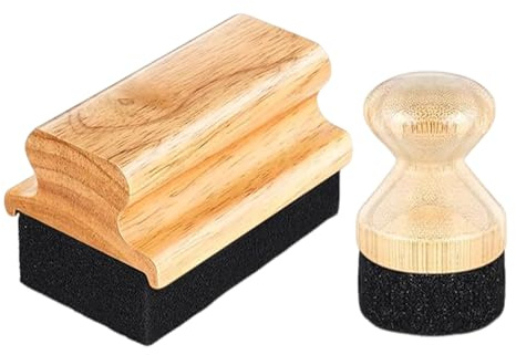 Aplicador De Aceite Para Tablas De Cortar | Cepillo Para Aceitar Tablas De Madera | Cepillo Aplicador de Cera para Restaurar Utensilios de Madera
