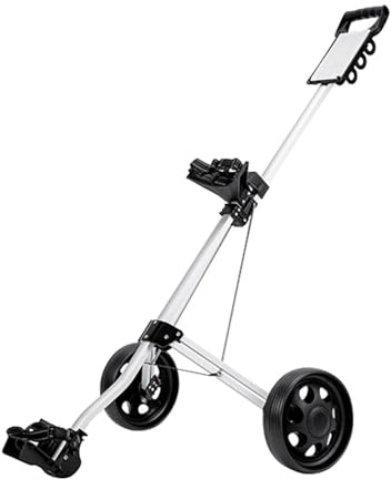 Aymzbd Golf Trolley mit 2 Rädern, Faltbar, Professioneller Golfbag Trolley für