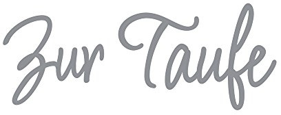 Rayher 31583606 Wachsschrift: Zur Taufe, silber, SB-Btl 1Stück