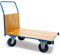 Chariot de Transport à Plateforme 100x60 cm Capacité de Charge 600kg Poignée Frein de stationnement