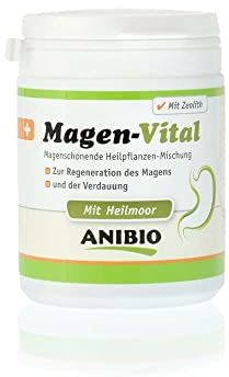 Anibio Magen‑Vital Pulver für Hund & Katze – Unterstützung von Magen & Verdauung, Regeneration der Magenschleimhaut – mit Heilmoor & Heilerde, Plus Kräutern – einfach über das Futter (120g)