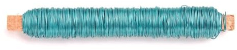 NEU Wickeldraht türkis-metallic, Stärke 0,5mm, Länge ca. 50m