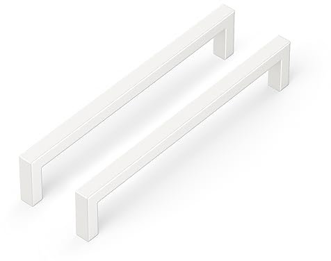 LONTAN 5 Pieza Tiradores Armarios Blancos 128mm Para Muebles de Cocina - Acero Inoxidable