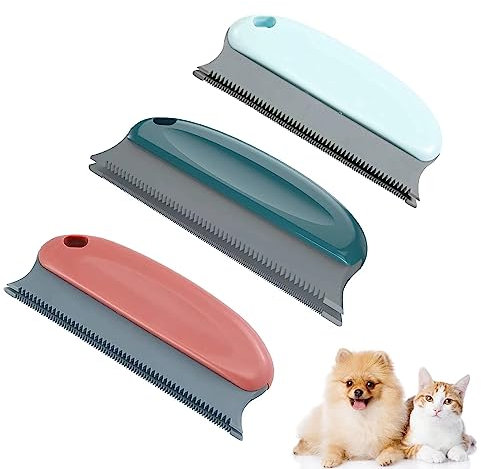 lint remover carpet,Pet Hair Remover Lint, Pet hair removal brush, multi-functional hair removal brush, 3-piece hair removal agent set, carpet scraper, dog bed cat tree clothing hair brush, clothing