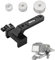 Nitze Kit de Contrepoids à Cardan avec Pince de Montage, Gimbal Counterweight Mounting Clamp 50g/100g/200g Gimbal Counterweight Kit pour Stabilisateurs de Cardan DJI RS 2/RSC 2/RS 3/RS 3 Pro – T-DR01B
