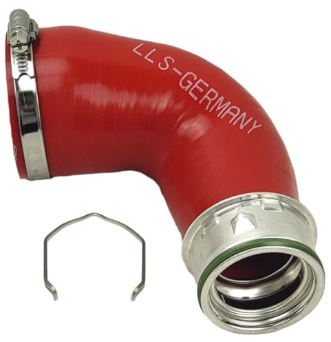 LLS-GERMANY Ladeluftschlauch kompatibel mit VW | 1.9 TDI, 2.0 TDI, 1896-1984 ccm, 55-125 KW, 75-170 PS, einbaufertig, OEM 3C0145828E, 3C0145828C, 3C0145828K