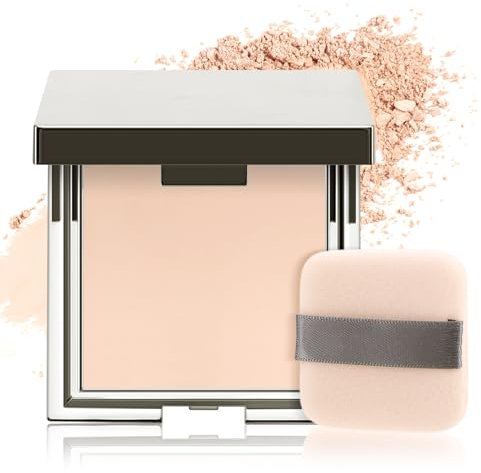 Boobeen Matte Face Finishing Powder, Smooth Setting Pressed Powder Makeup Oil Control Lightweight Long Lasting Makeup Setting Foundation Compact Powder, Soft Focus Effect Translucent Finish