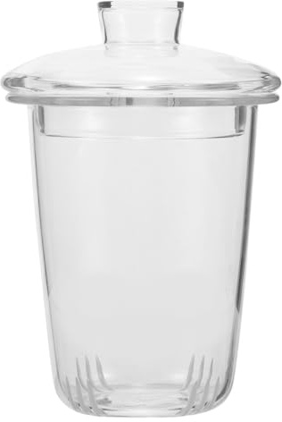 IMIKEYA Tee-Ei Aus Glas Teesieb Für Losen Tee Ersatz-Ei Aus Glas Für Teekanne Teefilter Für Lose Blätter 1 X -Teesieb Für Küche Teezubehör Und Alltag