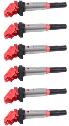 Zündspule 6 Stücke UF-592 Zündspulen Für E46 E60 E82 E83 E84 E85 E90 12137594938, 1213172219, 12122158253, 0221504470 Zündspule einen Automotor