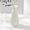 Vaso Decorativo da Interno in Ceramica Bianco per Fiori/Pampas - Decorazioni Casa, Centrotavola Moderno Design Decor per Matrimonio, Cena, Tavolo, Partito, Soggiorno (3)