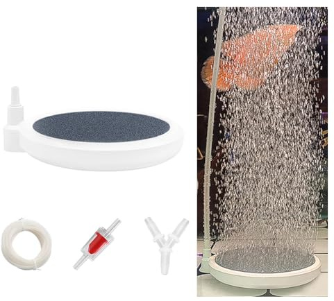 JVHLOV Aquarium Air Stone, Air Stones for Fish Tanks, Fish Tank Air Stone, for Dissolved Oxygen, Fish Tank Accessories, Used in Aquariums Fish Tank and Hydroponic Pumps (10CM)