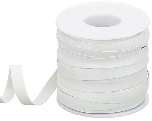 OLYCRAFT 27m bande élastique pour coudre 8mm large élastique blanche bandes élastiques bandes élastiques accessoires de natation pour vêtements taille couture artisanat embellissement