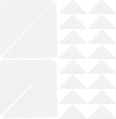 Artibetter 90 Pezzi Stecche Adesive per Colletto Camicia Uomo Triangolari, Rinforzi per Colletto Bianco, Supporti per Camicia Elegante e Abiti da Cerimonia