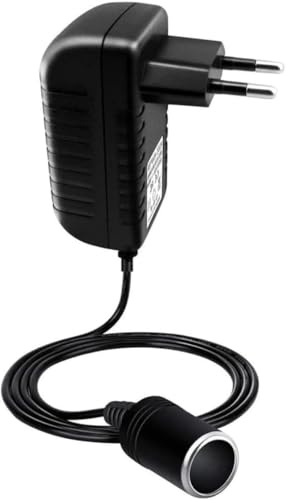 12V 2A 24W Chargeur de Voiture Redresseur Alimentation Convertisseur Tension 220V vers Adaptateur Allume Cigare Prise pour Boite de Refroidissement Voiture,Pompe à Air Aspirateur de Voiture (12V 2A)