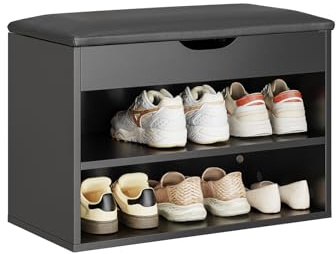 SoBuy Panca Contenitore 3-in-1 60 × 30 × 43 cm per Ingresso