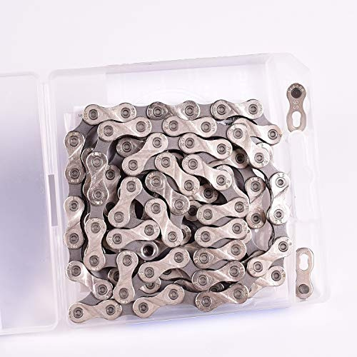 KMC 2019 X9.93 X9 Fahrradkette, 12,7 mm x 2,18 mm (1/2 x 11/128 Zoll), für 9-fache Gangschaltung, 116 Glieder