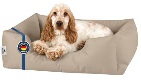BedDog Hundsäng Små Hundar - Hundkudde M - Hundsäng Tvättbar - Hundsoffa - Hundsängar för Små Hundar - Microfiber Velour och Cordura