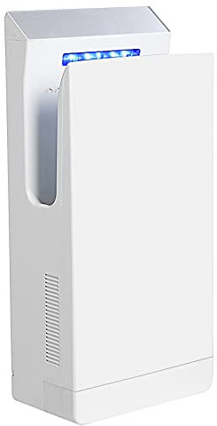 QL Händetrockner Elektrisch mit UVC-Sterilisation und HEPA-Filter,1350w,Anionen-Funktion,für Gewerbliche Toiletten,Weiß
