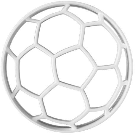 3D Soccer Ball Cookie Cutter 3.75 in – Injection Molded Plastic – Made in the USA – Foose Cookie Cutters – Cookie Mold