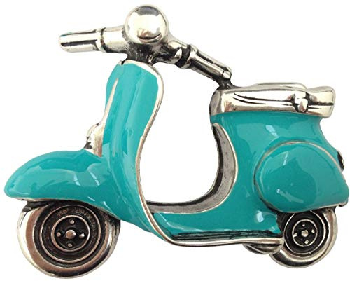 BELTINGER Gürtelschnalle Scooter 4,0 cm | Buckle Wechselschließe Gürtelschließe 40mm Massiv | Mit Emaille | Wechselgürtel bis 4cm