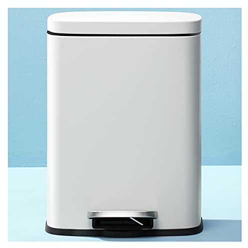 Corbeille à Papier 5 litres / 12Ilitères rectangulaires petites ordures en acier peuvent chevaucher la corbeille de poubelle, une poubelle rectangulaire / poubelle, poubelle Poubelle De Bureau ( Size