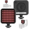 ORDRO LN-5 On-Camera IR Nachtsichtlicht, Infrarot Fotografie Licht mit 56pcs IR LEDs, USB-C Wiederaufladbar, Nachtsichtlicht für DSLR Kamera Videoaufnahme