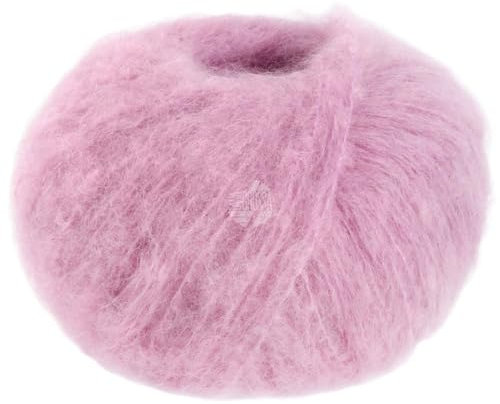 LANA GROSSA Mohair Moda | Klassisches Mohairgarn | Handstrickgarn aus 70% Mohair (Kid), 20% Schurwolle (Merino superfein) & 10% Polyamid | 50g Wolle zum Stricken & Häkeln | 140m Garn FB9