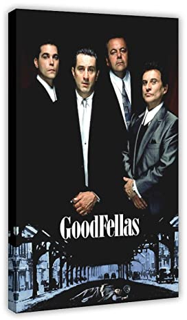 SORECI Filmposter von Goodfellas, Leinwand-Poster, Wandkunst, Dekor, Bild, Gemälde für Wohnzimmer, Schlafzimmer, Dekoration, Rahmen-Stil, 30 x 45 cm