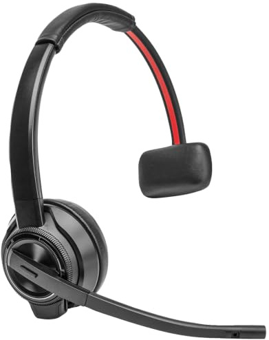 Poly Savi 8410 Office - Savi 8400 Series - Headset - On-Ear - DECT/Bluetooth - kabellos - Schwarz - Zertifiziert für Microsoft Teams