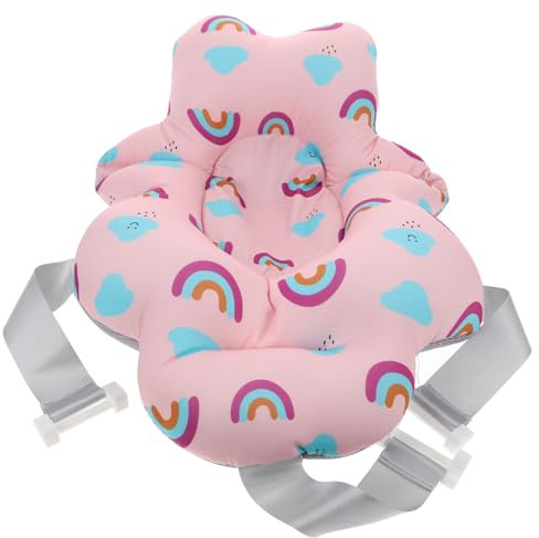 TOYANDONA Babysitz Für Ergonomisches Sicheres Und Komfortables Badepolster Für Neugeborene Universeller Badewanneneinsatz Sanften Farben Für Entspannte Badezeiten