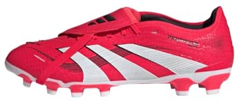 adidas Unisex Predator Pro Fold-Over Tongue FG/MG Fußballschuh Lucid Red/Cloud White/Core Black 43 1/3