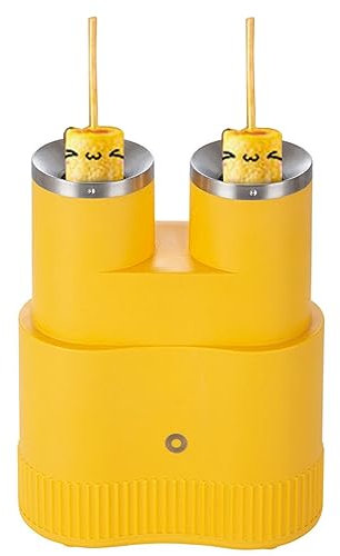 Egg Roll Maker Omelette Machine - 7min Fast Cooking Yellow Egg Cooker Non Stick Cooking Tool - Hot Dog Roll Maker Sausage Machine Egg Boiler - Double-tube - Kitchen Appliance